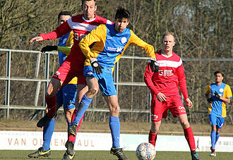 Jente Van Ongeval leed met Sporting een dure nederlaag in Herentals. (© foto Jeroen Goolaerts)