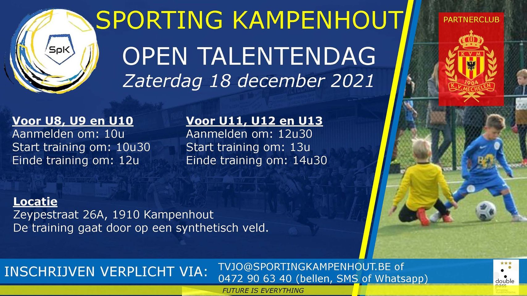 Open Talentdag zaterdag 18 december 2021