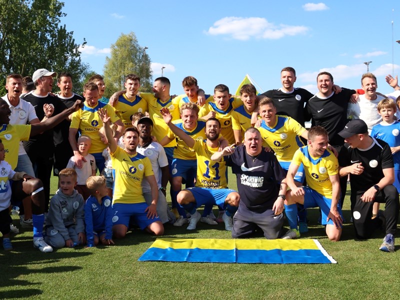 Sporting is oververdiend kampioen na een meeslepend seizoen. (© foto Jorghé Van Hecke)