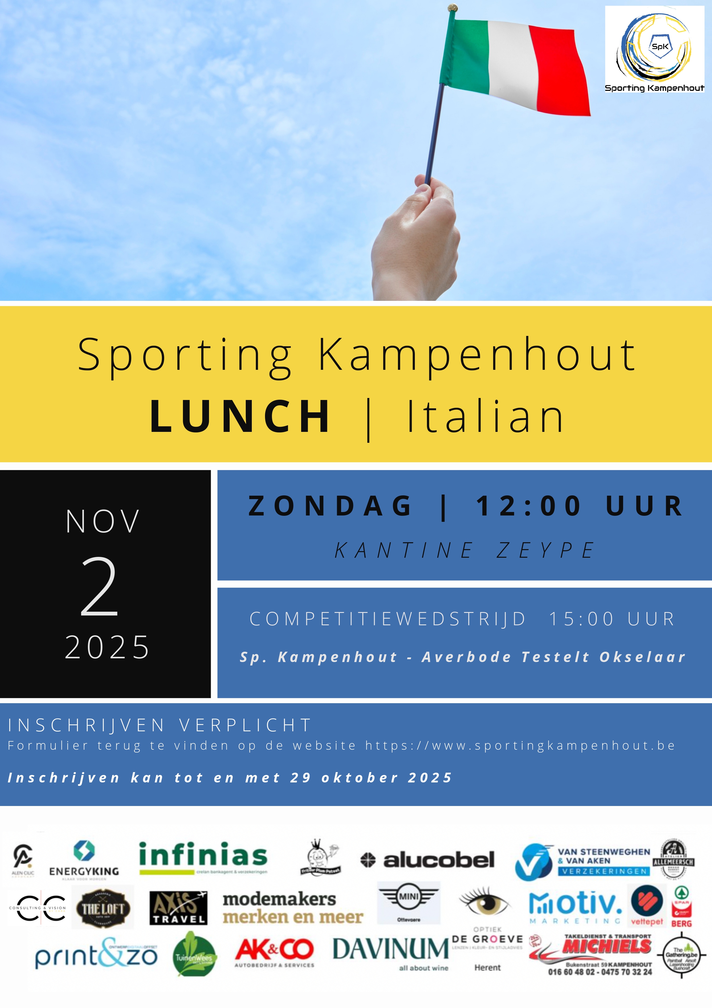 Lunch 2 november 2025