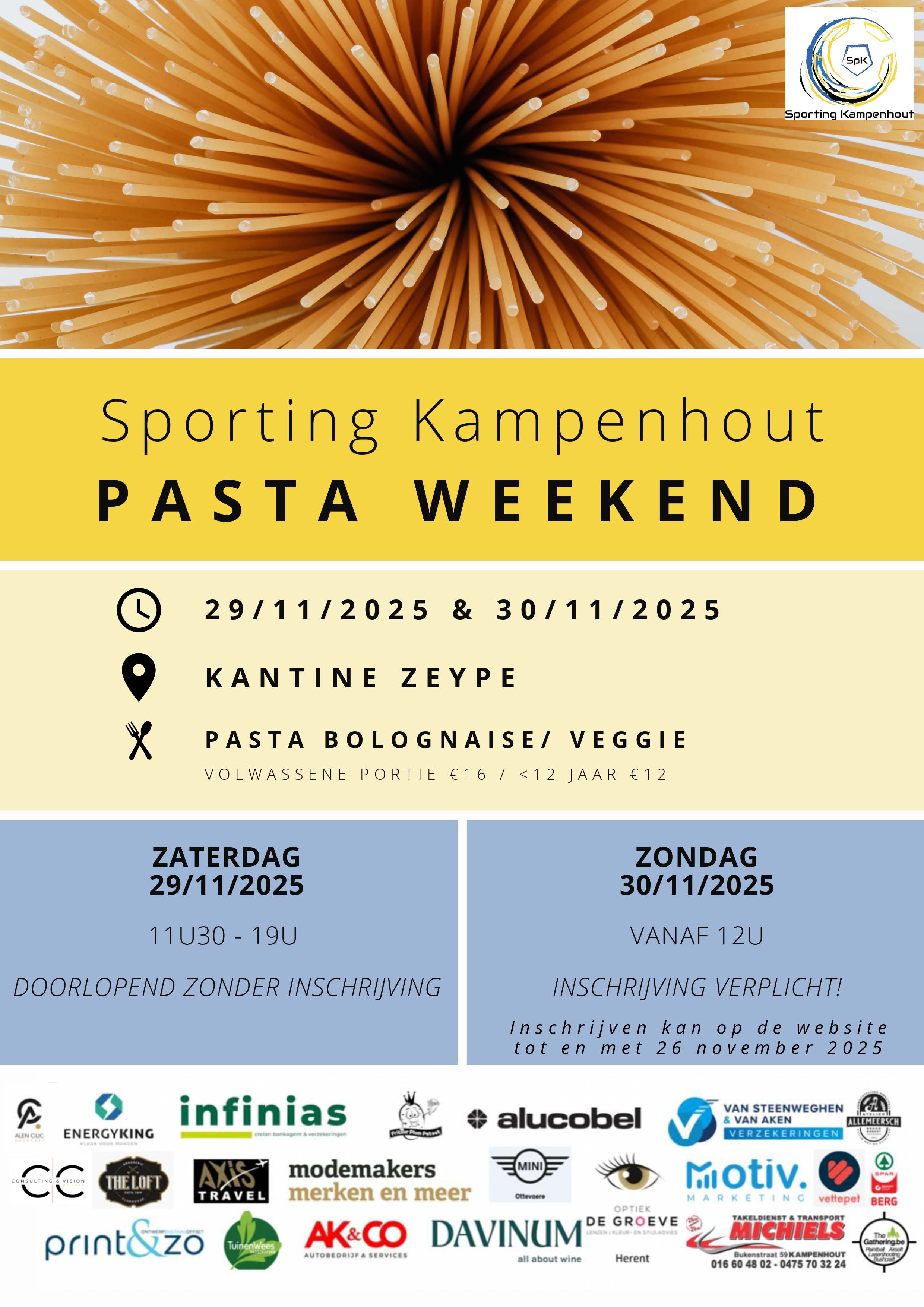 Pastaweekend 2025