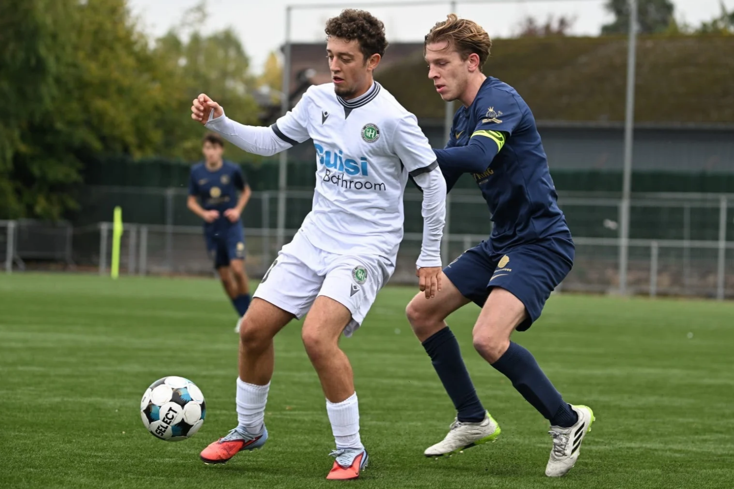 Tom Goovaerts scoorde heerlijk de 0-2 in Hoegaarden. (© foto Caroline Noé)